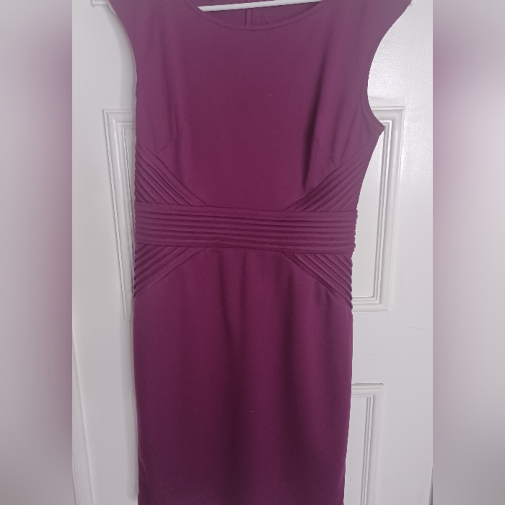 Covington Burgandy Sleeveless Dress, Size 10